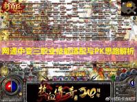 网通中变三职业技能适配与PK思路解析
